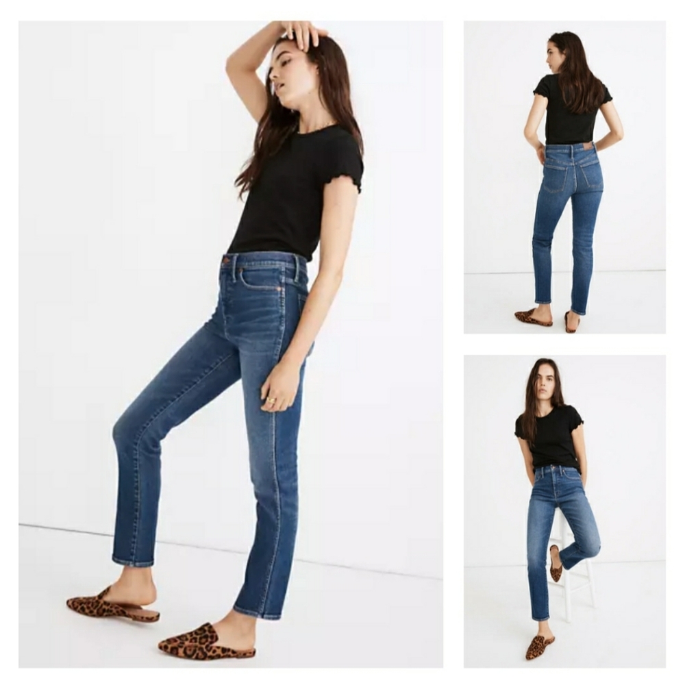 Madewell Stovepipe Jeans In Manchester Wash 31"